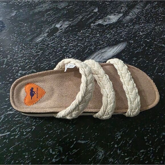 BRAND NEW ROCKET DOG WOMEN'S GREEN ASHLEY STRING BRAID SANDAL - Picture 8 of 16